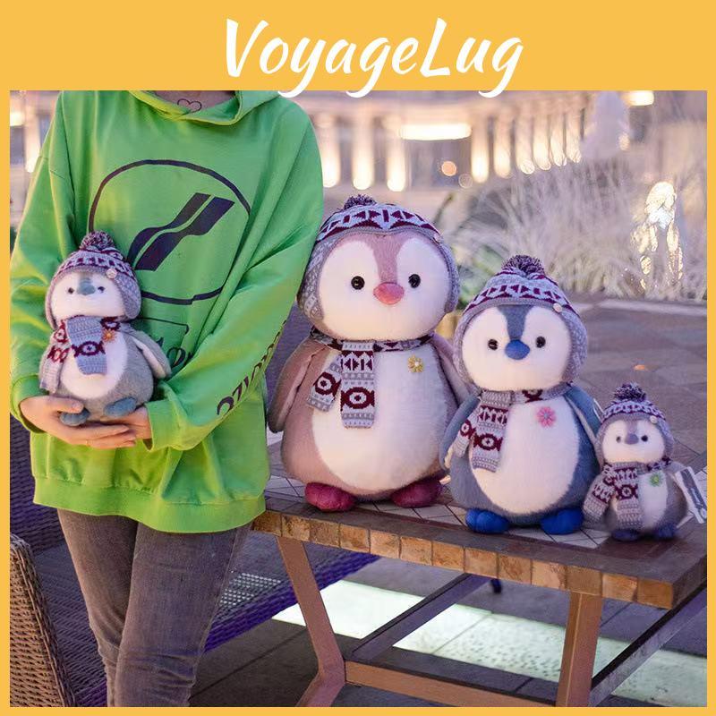 Pinguin Spielzeug Plüsch Weich Samt Kuschelkissen Mädchen Kinder Festival Geschenk Puppe