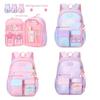 Adorable Geometric Pattern Lightweight Kids Backpack For Boys And Girls In Rainbow Colors