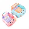 1 Set Creative Fun Simulation Landline Baby Puzzle Music Story Pull Line Phone Car Toy Children Early Learning Phone Car Toys