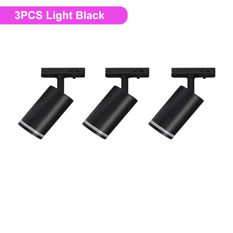 GU10 Track Light Set No Bulb Led Spotlight 110-265V Track Lighting Lamp Clothing Store Shop Kitchen Home Decor Indoor Lighting Fixture