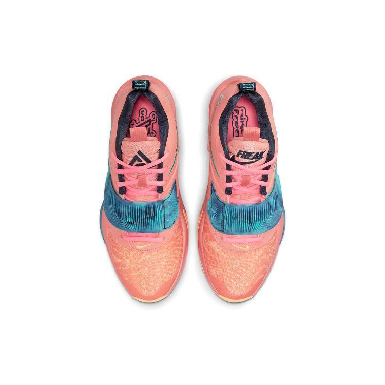 Nike Zoom Freak 3 Stay Freaky Unisex Sneakers Orange Crimson-Bliss Dynamic-Turquoise DA0694-600