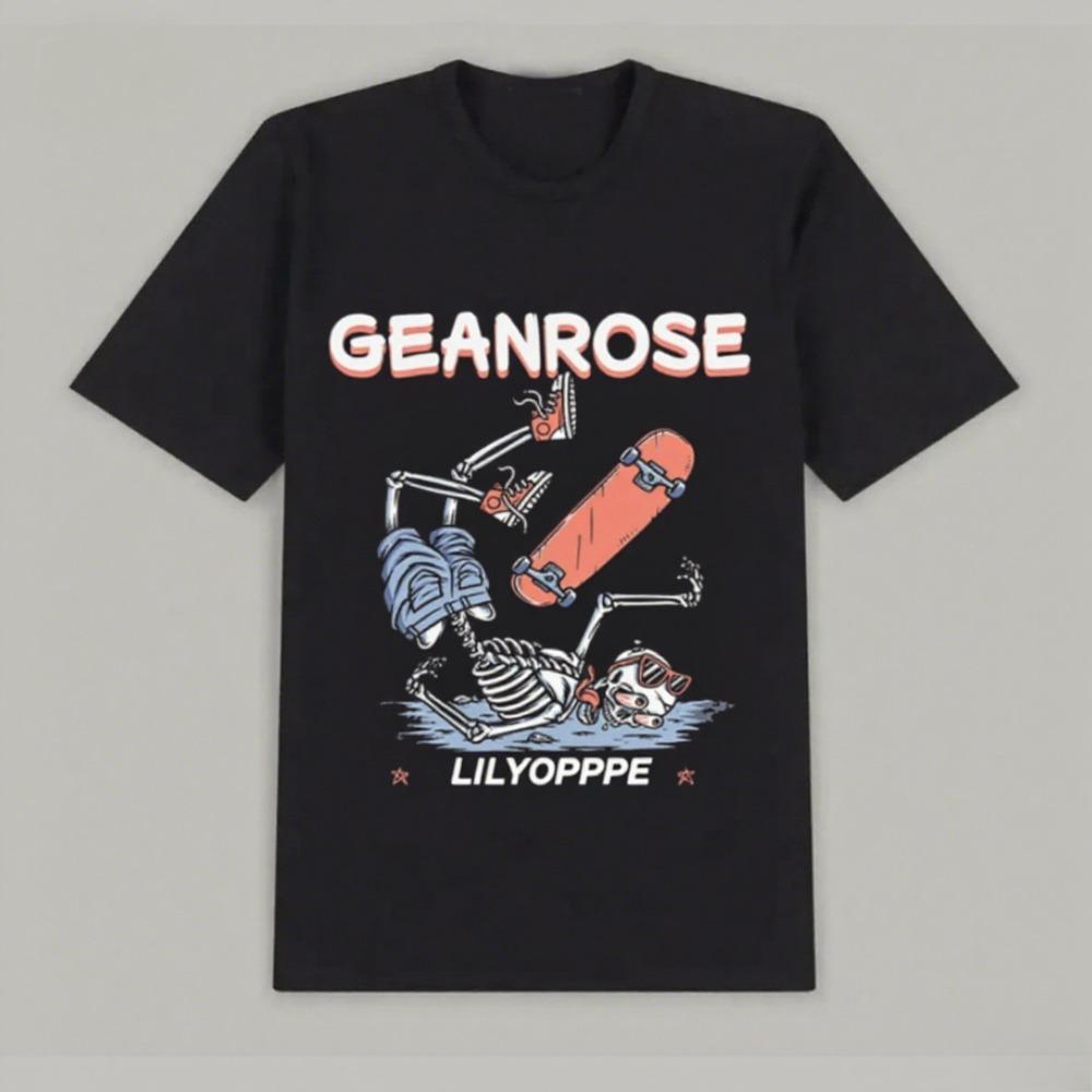 

New Street Style Breathable T-shirt Trend Printing Emerging Art Daily Style Cotton Short-sleeved Men s Couple Tide Brand Tops S