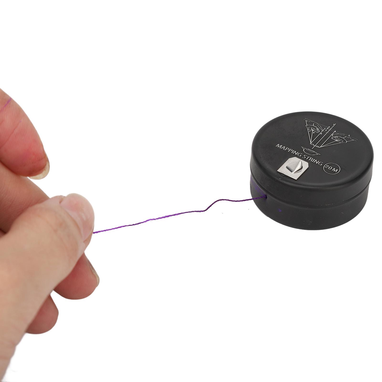 20 м нить для микроблейдинга бровей, гипоаллергенный измерительный инструмент с предварительно нанесенными чернилами, нить для картирования бровей