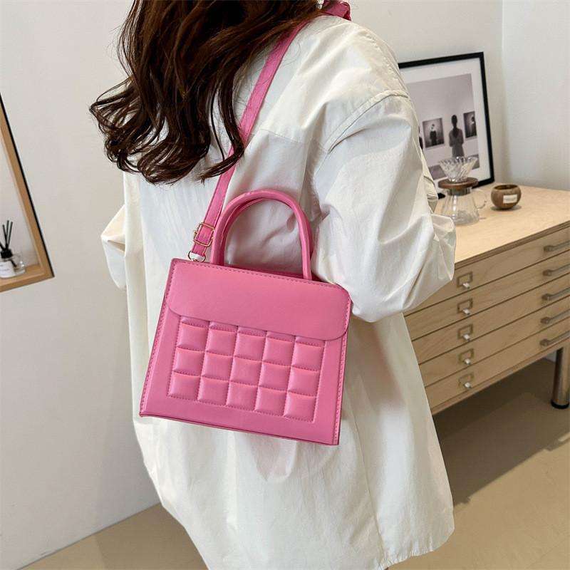 2024 New Simple Casual Shoulder Bag Street Fashion Pu Crossbody Bag Women Korean Fashion Handbag