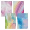 4 Sheets Colorful Nail Art Photography Backdrop Cards for Nail Tips Display, Nail Artists and Photographers Tools