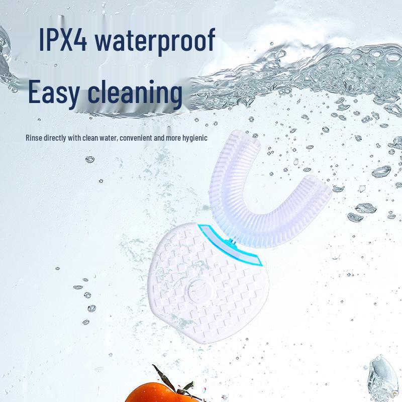 Electric U-Shaped Toothbrush for Adults - Automatic Whitening & Cleaning for Home Use, Students & Couples