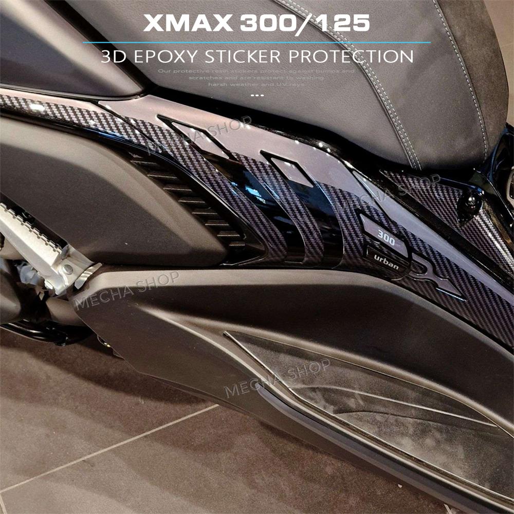 For XMax 300 XMAX125 2023 2024 2025 2026 Motorcycle Protection Kit Side Fairing Boomerang 3D Stickers
