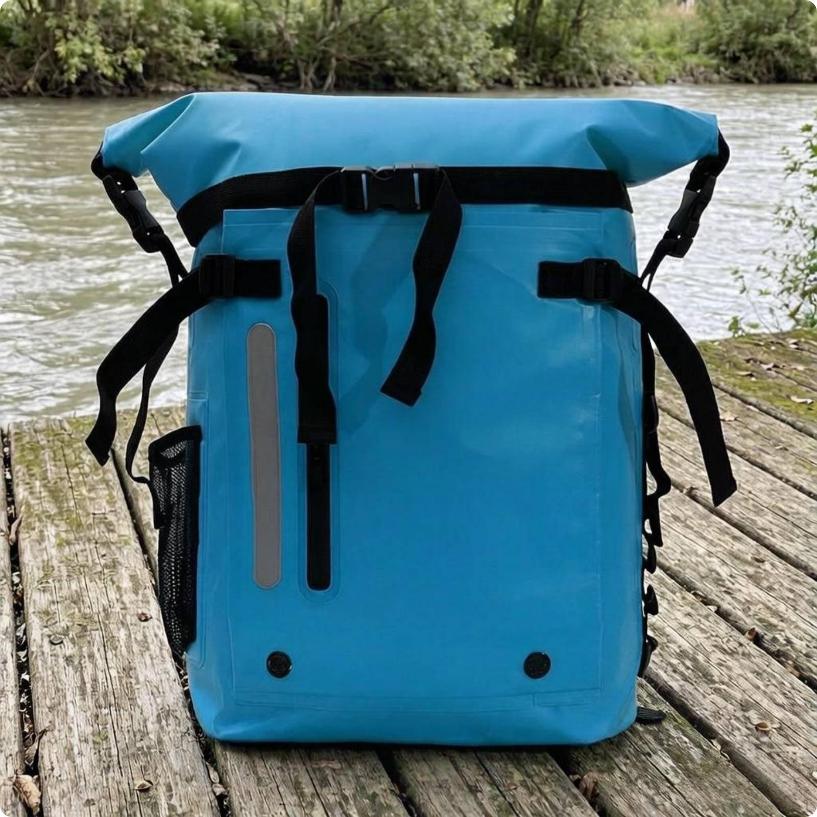 35 L Snorkel Equipment Bag Large Capacity Buoyant Dry Backpack for Snorkeling,