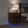 Nightstand Set (2 pcs) Reclaimed Wood Look 39 x 34.5 x 50 cm Engineered Wood