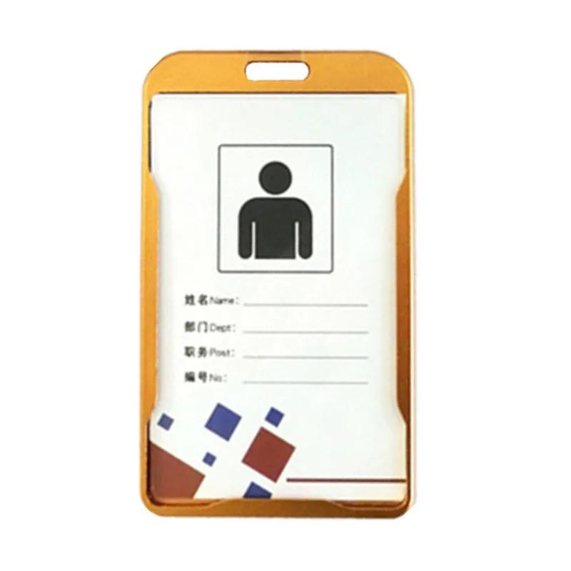 1pc Retractable Pull Badge Holders With Reel Clip Bus Credit Card Case Visit Door Identity Badge Cards Cover Credential Holder