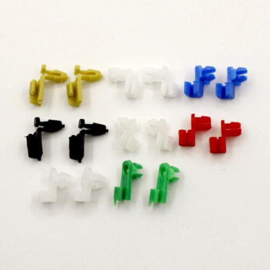16Pcs Mixed Car Door Lock Rod Clip Fastener Retainer Rivet Buckle Assortment Kit