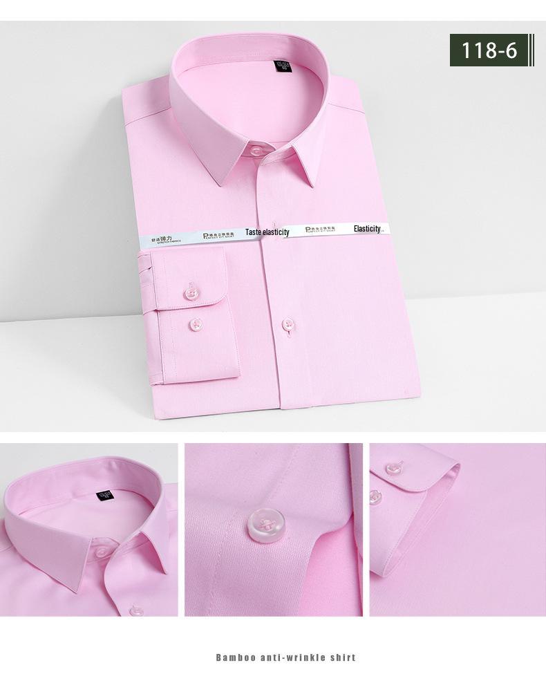 Bamboo Fiber Long Sleeve Youth Shirt - 55.5% Bamboo Viscose, Elastic, No Pocket