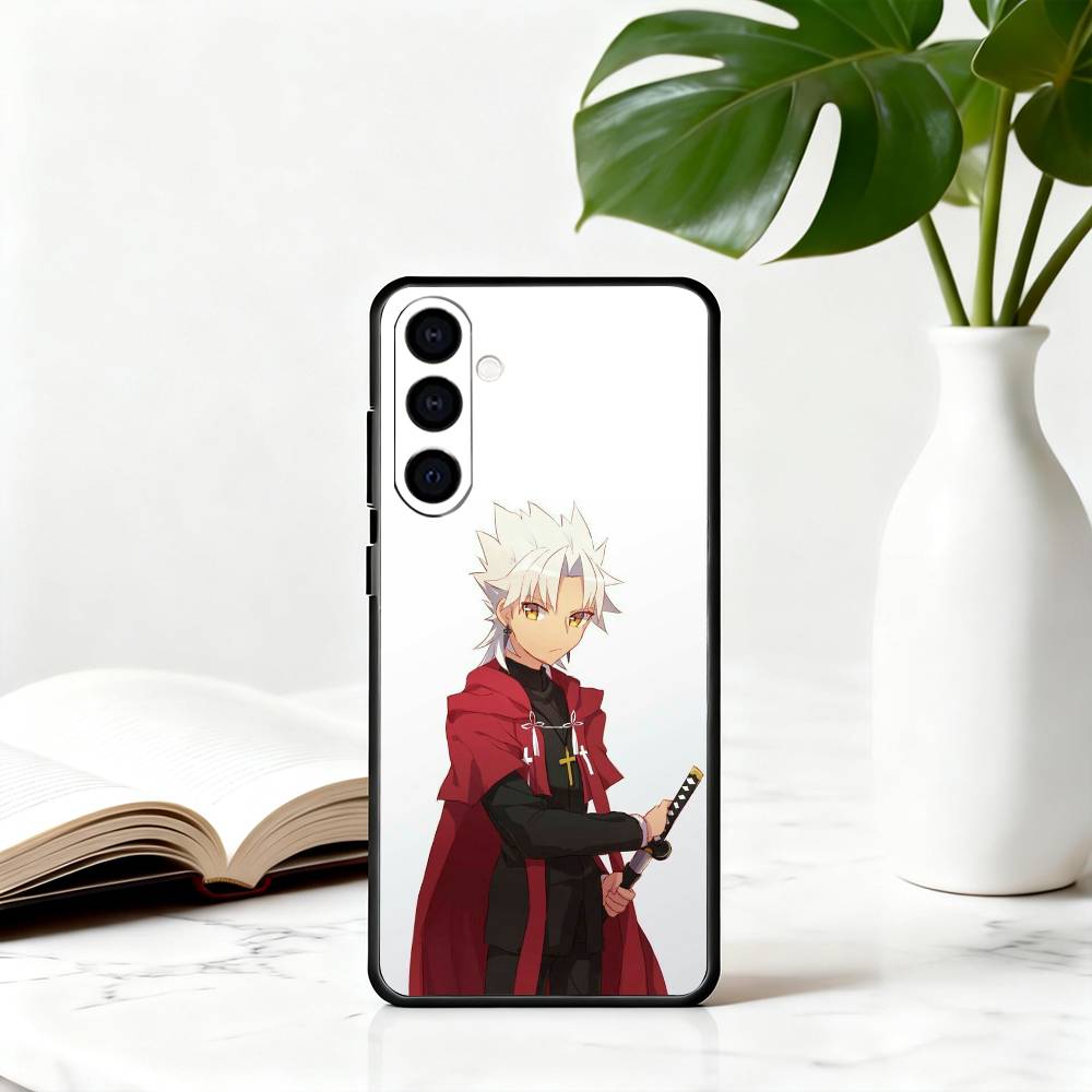 

Fate A-Apocrypha S-Shirou K-Kotomine-SK Phone Case Black Silicone Soft For Samsung Galaxy A73,A72,A71,A70,A53,A52,A51 Samsung a11