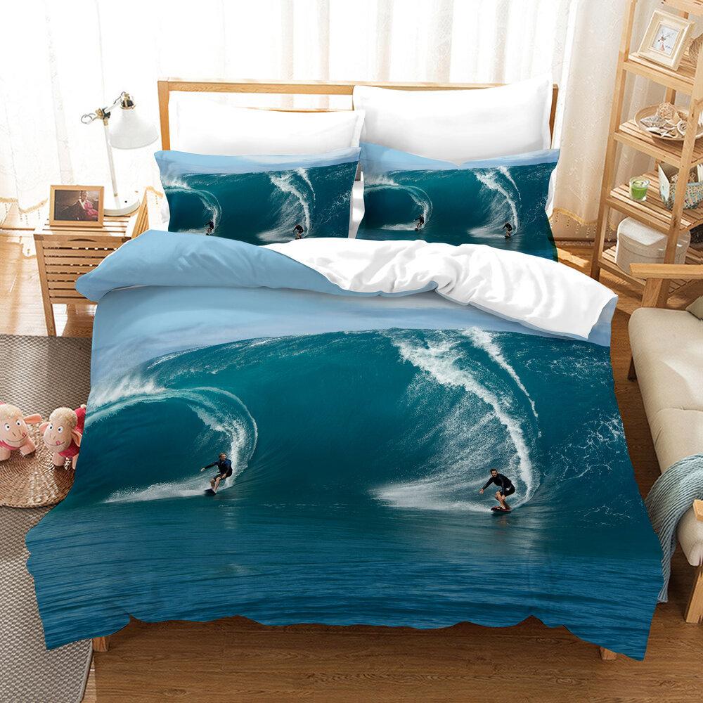 Middle East E-Commerce Three-Piece Set, American 3D Digital Printing Kit