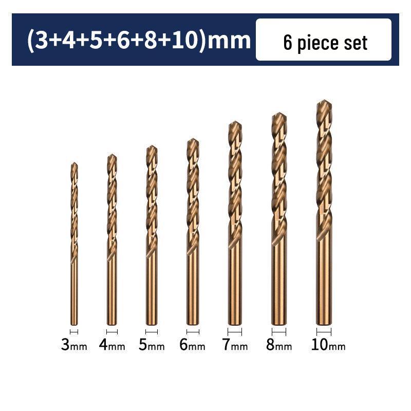Cobalt Twist Drill Bit for High-Hardness 304 Stainless Steel and Metal
