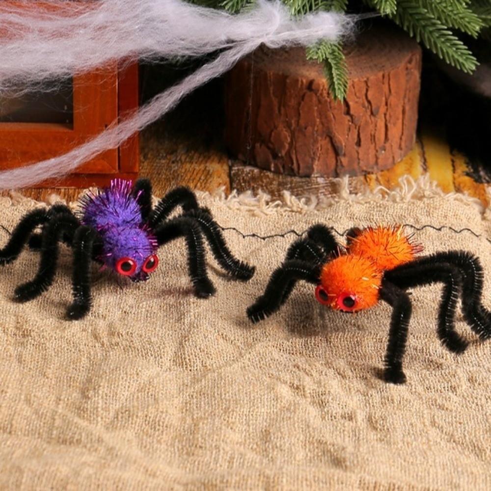 Hair Decoration Fun Spider Duckbill Clip Funny Hairball Spider Hairpin Daily