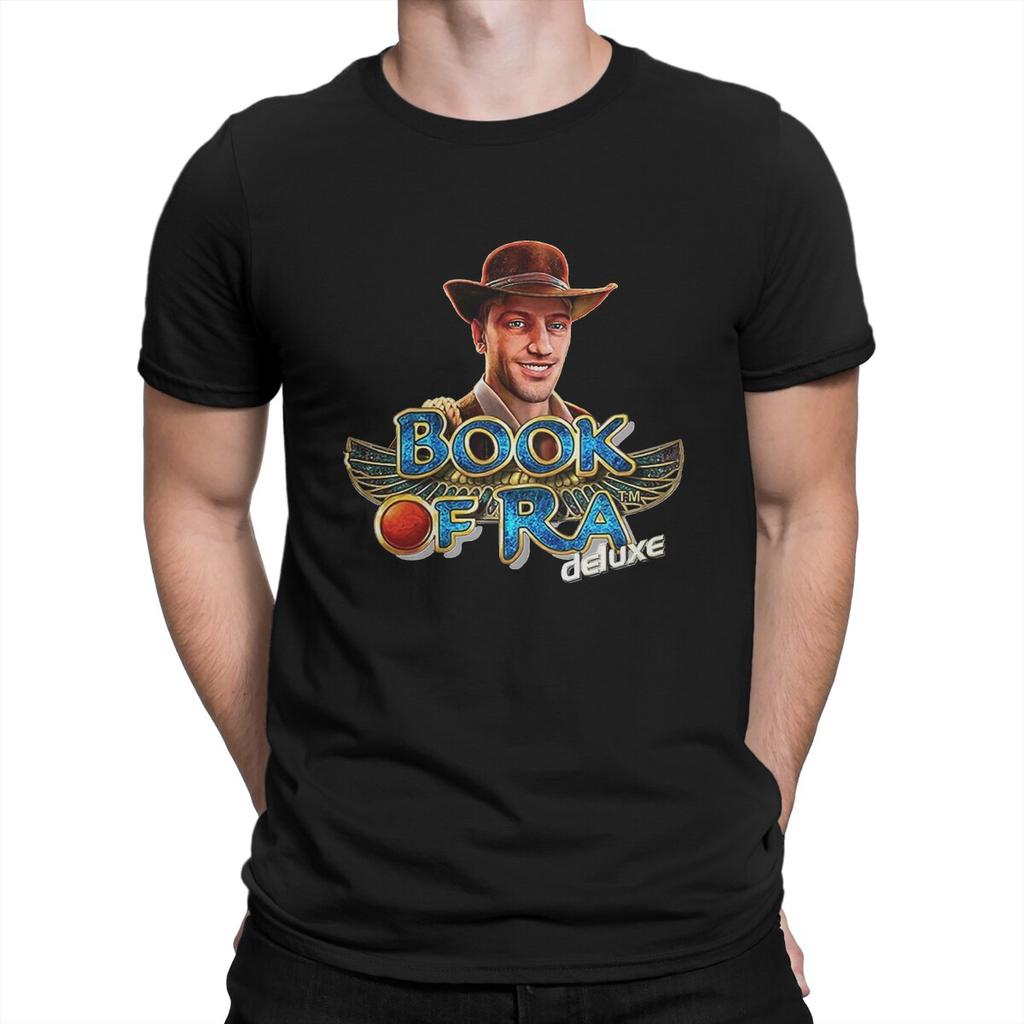 Deluxes Men's T Shirt Book Of Ra Funny Tee Shirt Short Sleeve Round Neck T-Shirt Pure Cotton Summer Tops