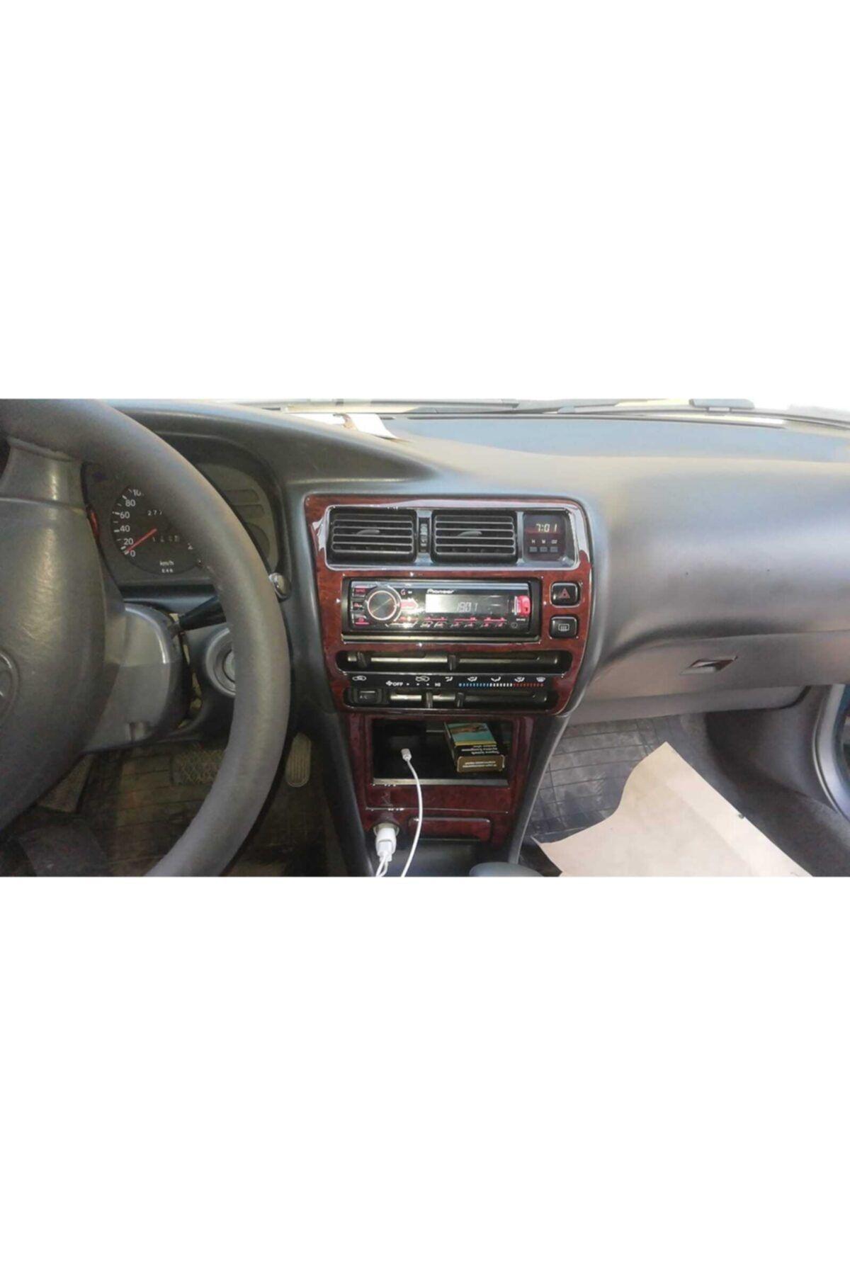 

Консоль Toyota Corolla/покриття червоне дерево 1992-1997 7 частин кольору червоне дерево