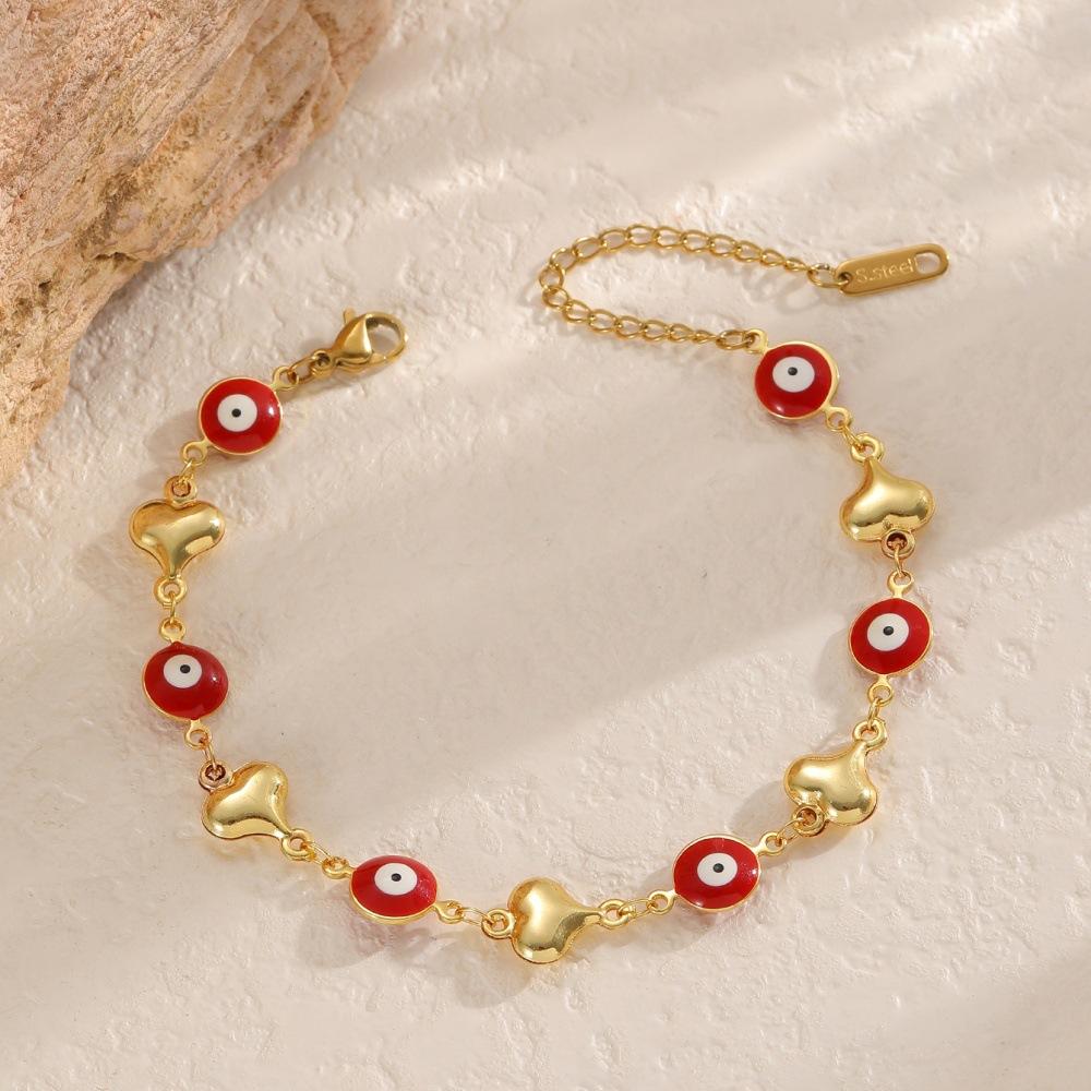European and American stainless steel bracelet INS women's fashion simple versatile chain bracelet jewelry