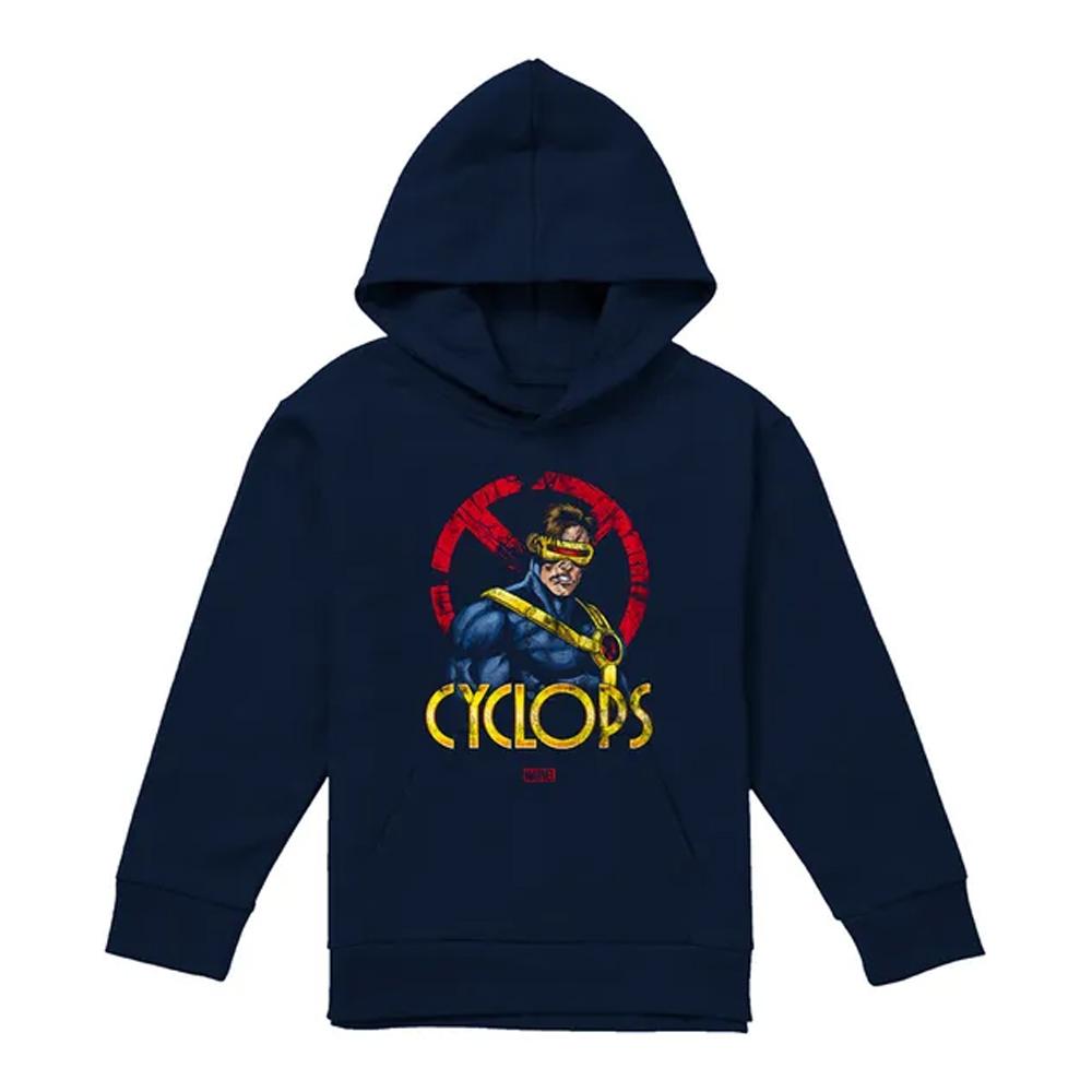 X-Men Childrens/Kids Cyclops Logo Pull Over Hoodie