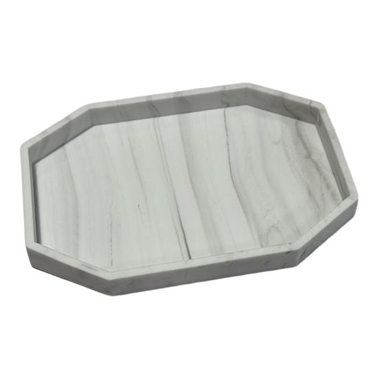 Küçük Silikon Banyo Tezgahı Tepsisi Tezgah Sabunluk Su Geçirmez Kaymaz Tasarım Tuvalet Deposu Masaüstü Düzenleyici Tepsi