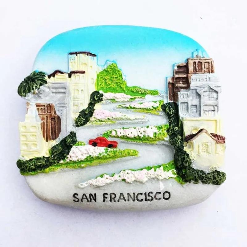 United States Fridge Magnets America New York Florida Hawaii Las Vegas Tourism Souvenirs Fridge Magnetic Stickers Home Decor