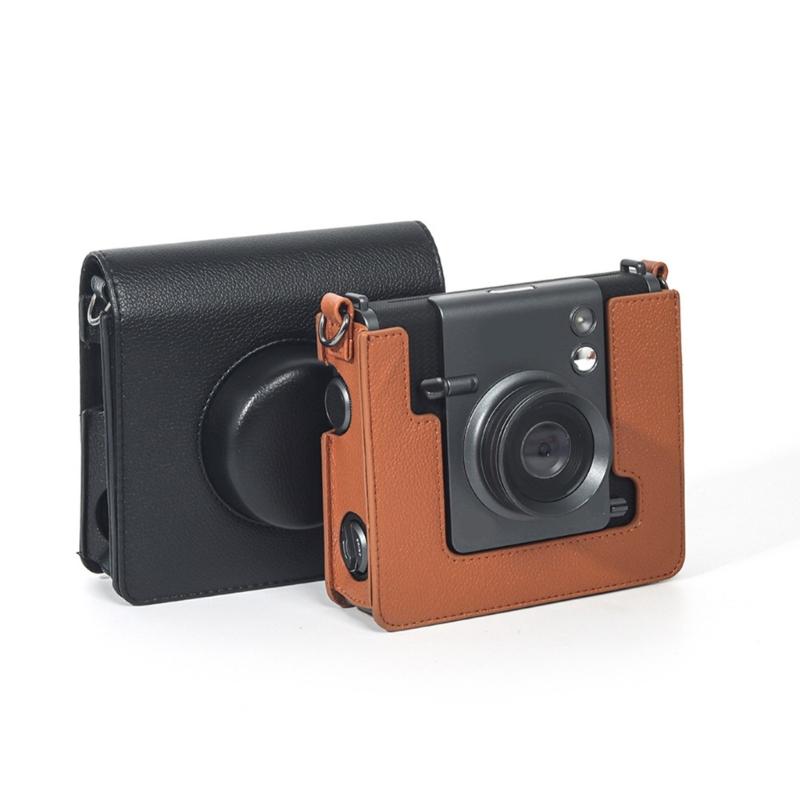 Scratchproof Camera Protective Shell Travel Friendly Design Practical Camera Housing Leather Texture for WIDE Evo