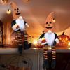 Halloweenová panenka trpaslíka s dlouhýma nohama a bez tváře se špičatým kloboukem - Kreativní přeshraniční dekorace