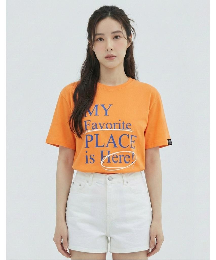 VANAKE Lettering Round Neck Short Sleeve T-Shirt_Vb36Tsq309Z
