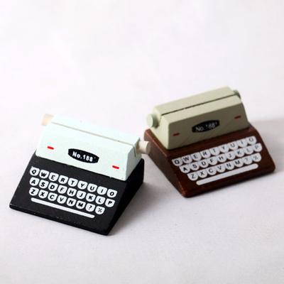 1Set Vivid Wide Application Useful 1:12 Lightweight Dollhouse Miniature Cashier Typewriter Model