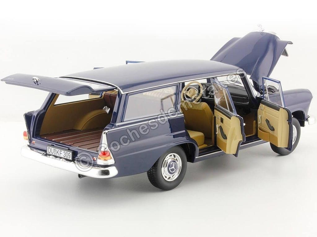 Norev scale 200 Universal 1968 Blue diecast car 1/18 Mercedes-Benz (183599)