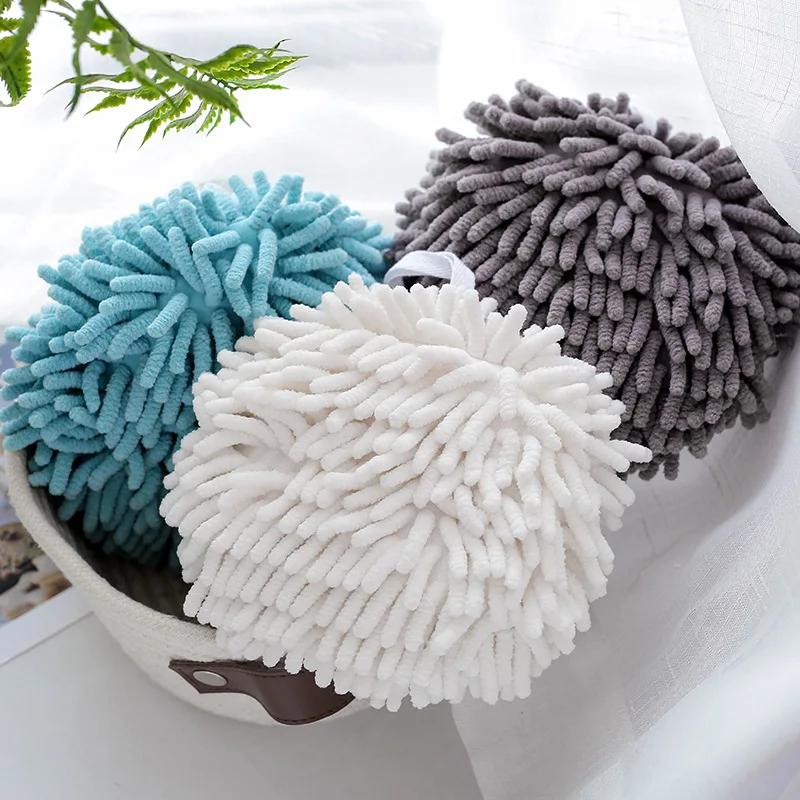 Hand Ball Creative Absorbent Towel Thickened Kitchen Quick-drying Towel Towel Bathroom Hanging Towel