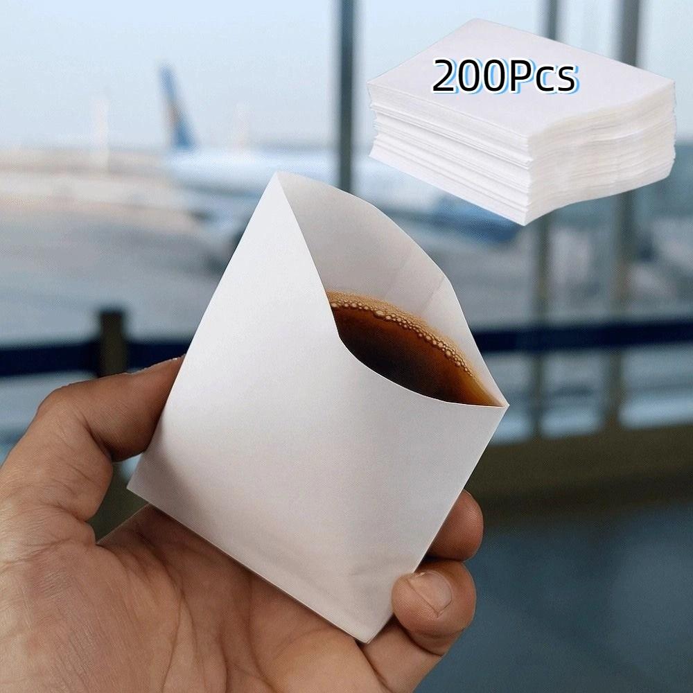 200Pcs Mini Drinking Water Paper Bag Leakproof Office Water Cup Disposable Paper Cup  Restaurant