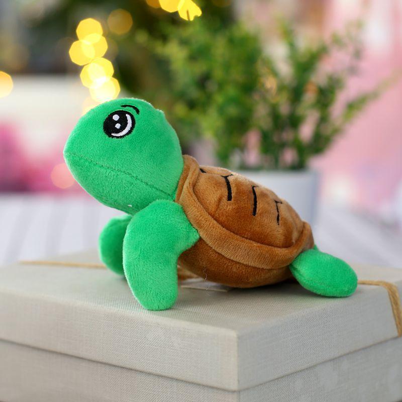 Creative Turtle Honey Plush Doll Hanging Ornament Keychain Turtle Plush Pendant Claw Machine Doll Gift Plush