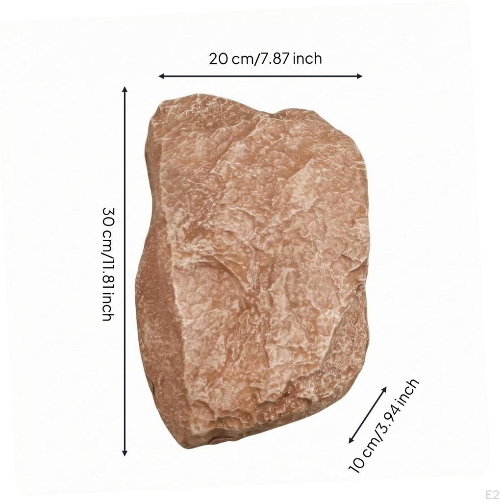 Roccia Artificiale Aspetto Realistico Finta Marrone