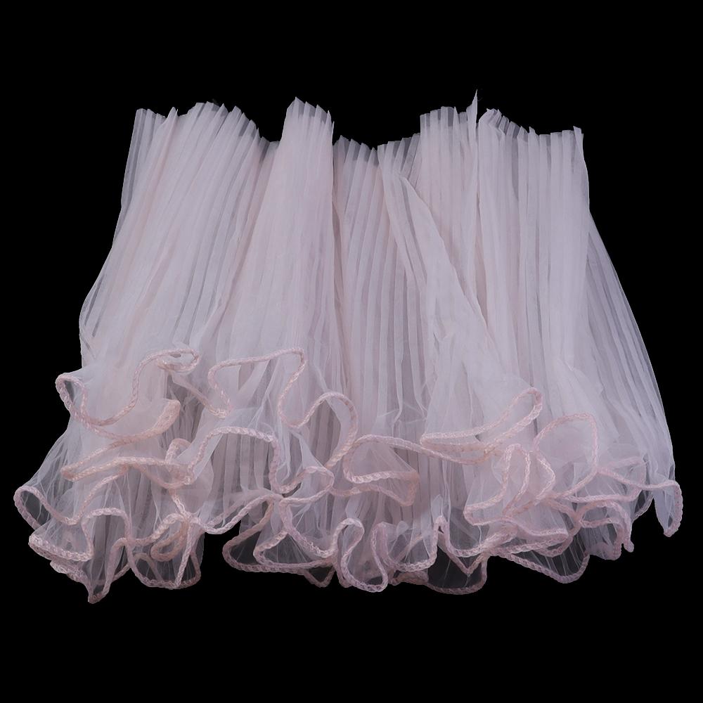 3.6M/Roll 28cm Flower Wrapping Paper Romantic Wave Yarn Lace Mesh For DIY Wedding Valentine's Day Gifts Bouquet Packaging Decor