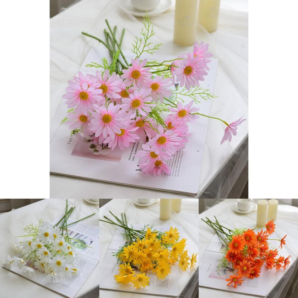 Artificial Bouquet Chamomile For Outdoor Events Home Decor Photography Use