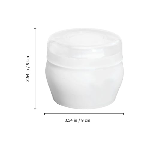 Frcolor Baby Powder Puffs, Set of 2, Portable, White, Baby & Kids Body Talcum Powder Puffs, Perfect for Baby Showers and Body Care