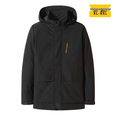 Di Bin Ze Men's Plus Size Casual Workwear Jacket