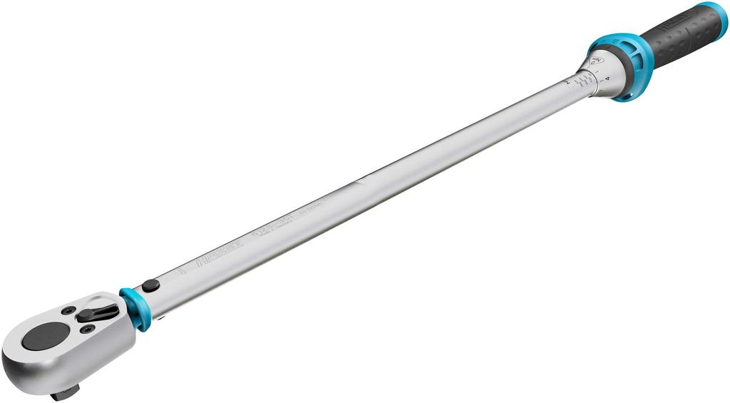 HAZET Preset Torque Wrench Precision Torque Measurement Tolerance 32 Tooth Ratchet for Maintenance Suitable for Tire Changing Work Square 628mm