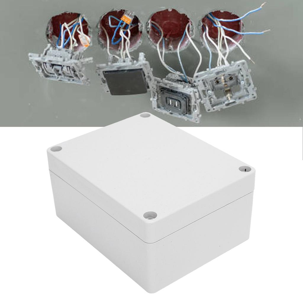 Sealed Junction Box ABS Material IP65 Water Proof Electrical Enclosure for Outdoor Application 115x9