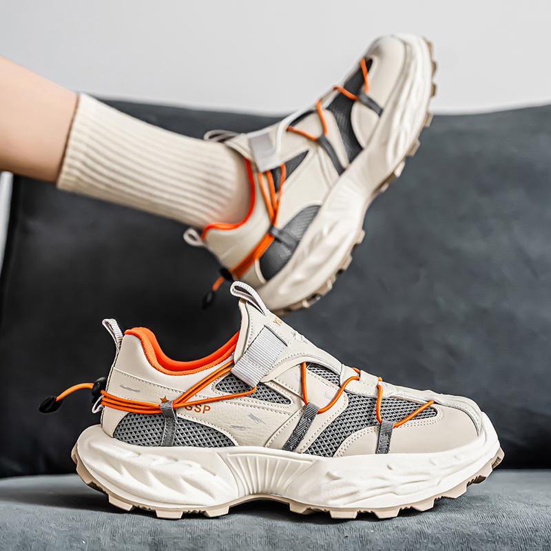 Mode CYYTL Herrenschuhe Sneaker Lässig Atmungsaktiv Outdoor Sommer Wandern Tennis Mode Sport Laufen Luxus Plateau Designer Slipper
