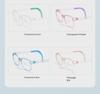 Verstellbarer Brillenrahmen aus Silikon zur Myopie-Vorbeugung für Jungen und Mädchen
