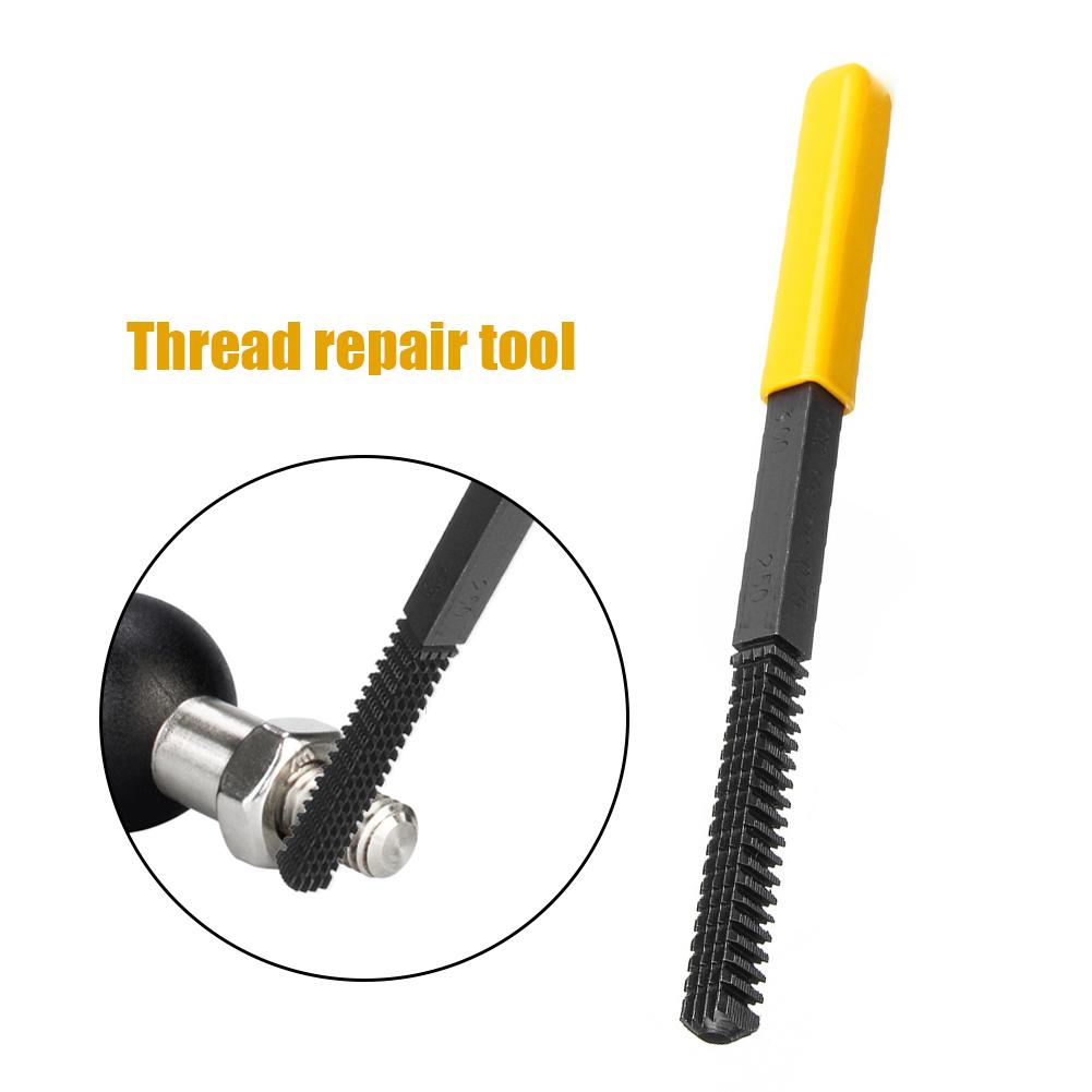 Buy Damaged Screw Thread Repair File Pipe Bolt Teeth Restoration ...