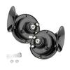 12V Snail Air Horn 48W Waterproof Train Horn 300DB Air Motorcycle Horn Auto Snail Horn for Motorcycle Car Truck SUV Boat