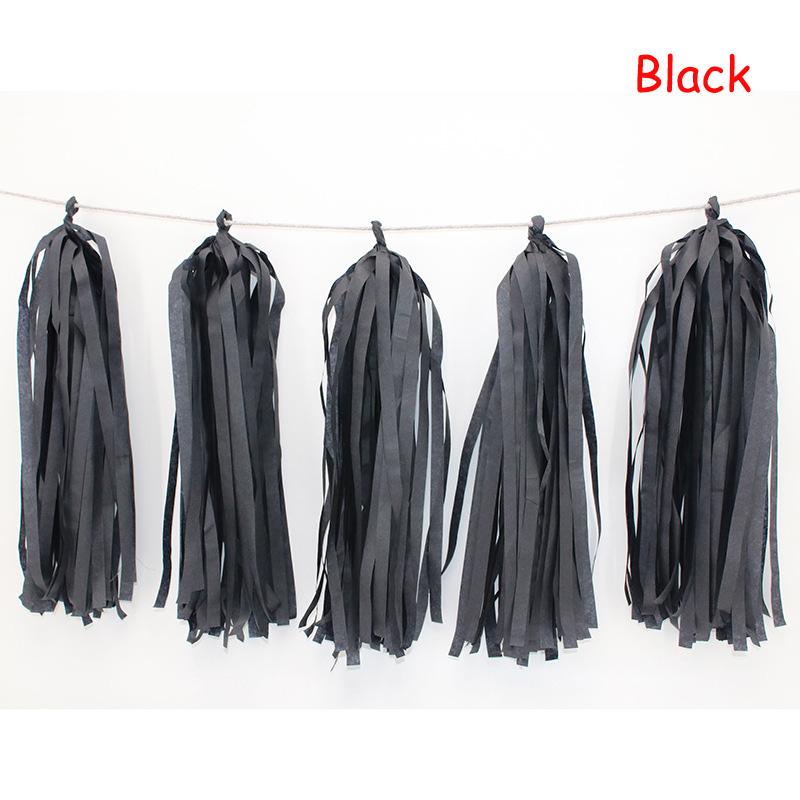 Wedding Party Decoration Color Paper Tassel Garland Bride To Be Birthday Decor Baby Shower Girl Slingers Mermaid Party Supplies