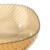 Fruit Bowl Luxury Exquisite Spacious Capacity Easy To Clean Centerpiece Bowl for Snacks Candies Amber
