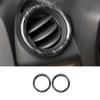 For Toyota RAV4 2006-2011 2012 Black Wood Grain Dash AC L&R Air Outlet Vent Trim