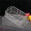Stainless Steel Fry French Fries Square Basket Kitchen Colander Mesh Strainer Net Punching Chicken Wings Chef Cooking Steam