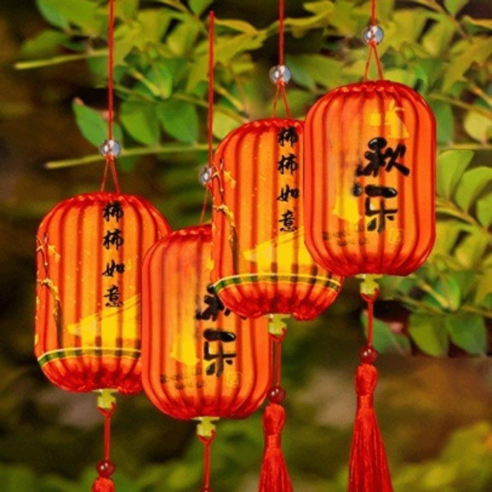 2026 Horse Year New Year Lantern Glowing Handmade DIY Handheld Lantern Small Lanterns with Tassel Lantern Hanging Ornament